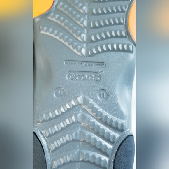 NWT CROCS Classic All-Terrain Flip Flops Slate Grey Men's Size 11 - Picture 7 of 7